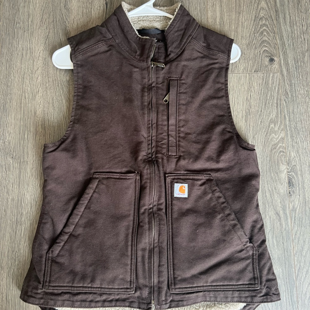 Carhartt Dark Brown Work Vest